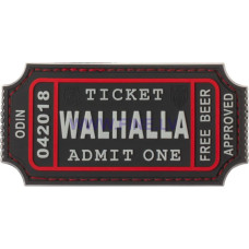 JTG Large Walhalla Ticket Rubber Patch