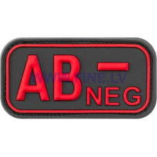 JTG Bloodtype Rubber Patch AB Neg