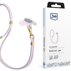 3MK EasyClip Elite Powder Pink (gold) smycz do telefonu