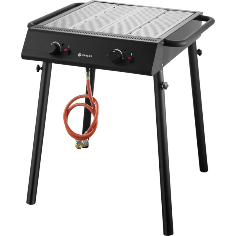 Hendi XANTOS ēdinā&scaron;anas gāzes grils 9,5 kW 77x71x87 cm