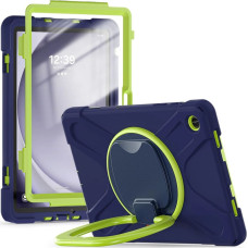 Tech-Protect X-Armor case for Samsung Galaxy Tab A9+ 11" X210 | X215 | X216 - navy blue and green