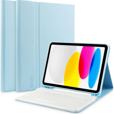 Tech-Protect SC Pen + Keyboard case with keyboard for iPad 10.9" 2022 - light blue