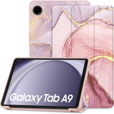 Tech-Protect SmartCase case for Samsung Galaxy Tab A9 8.7 X110 | X115 - pink marble