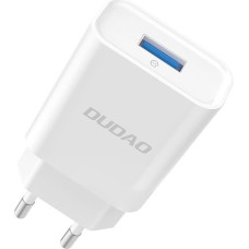 Dudao USB-A 2.1A 10W sienas lādētājs, balts