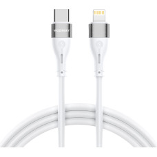Wozinsky Kabelis iPhone USB-C - Lightning PD 27W 1m balts