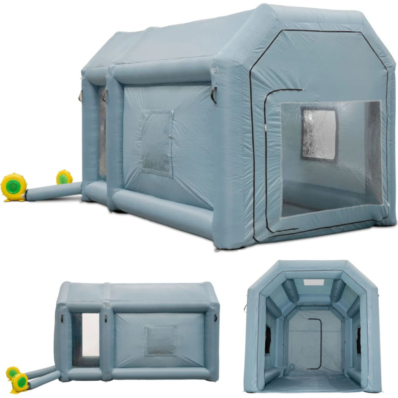 MSW Piepū&scaron;amā smidzinā&scaron;anas kabīne ar ventilatoru 4 x 2,5 x 2,5 m