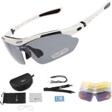 Rockbros 10002 polarizing cycling glasses - white