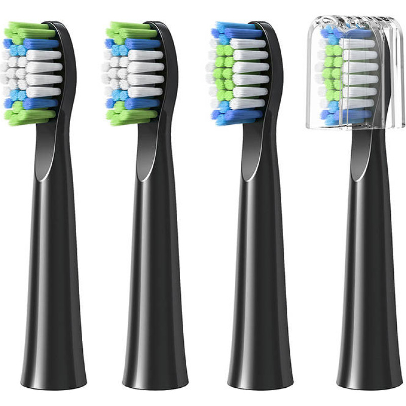 Fairywill FW-E11 toothbrush tips (black)