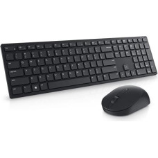 Dell Pro Keyboard and Mouse (RTL BOX)  KM5221W Wireless  Wireless (2.4 GHz)  Batteries included  Russian (QWERTY)  Black