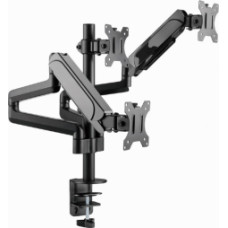 Monitora stiprinājums Gembird Desk Mounted Adjustable Mounting Arm for 3 Monitors