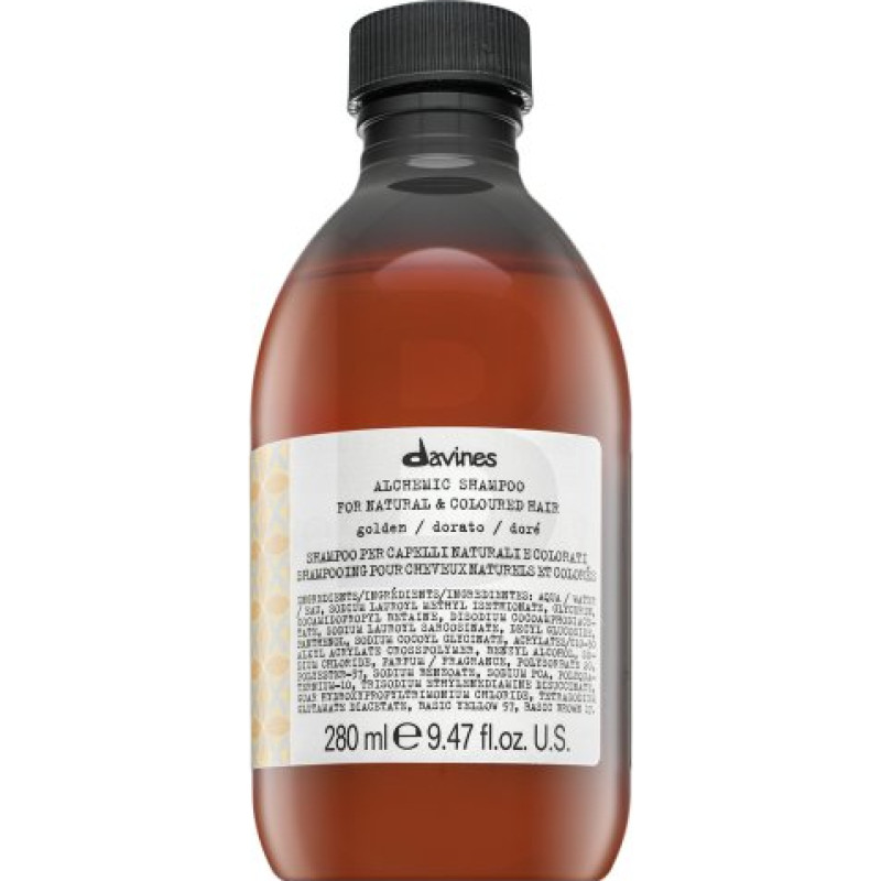 Davines Alchemic šampūns tonēts šampūns blondiem matiem Golden 280 ml