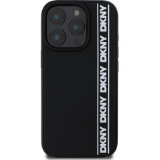 Dkny 3D Rubber Repeat Logo Line Case for iPhone 16 Pro Black