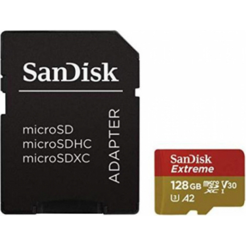 Sandisk Extreme 128GB MicroSDXC + Adapter