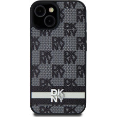 Dkny DKHCS24MPCPTSSK S24+ S926 czarny|black hardcase Leather Checkered Mono Pattern & Printed Stripes