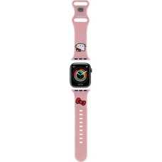 Hello Kitty Pasek HKAWMSCHBLP Apple Watch 38|40|41mm różowy|pink strap Silicone Kitty Head