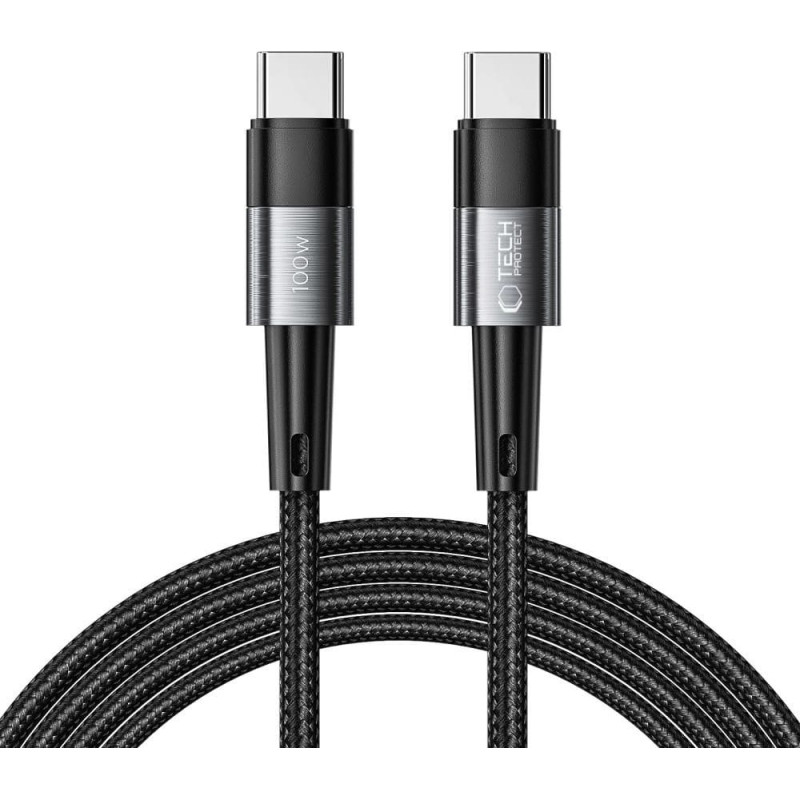 Tech-Protect UltraBoost USB-C | USB-C PD cable 100W 5A 2m - gray
