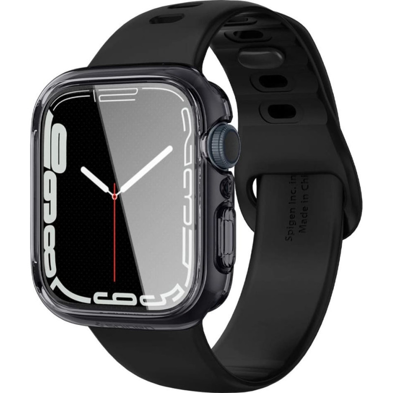 Spigen Ultra Hybrid case for Apple Watch 7 | 8 | 9 (41 mm) - transparent gray