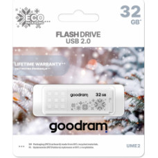 Zibatmiņa GoodRam USB UME2 32GB WINTER White