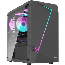 Computer case Aigo AL390 + RGB fan (black)