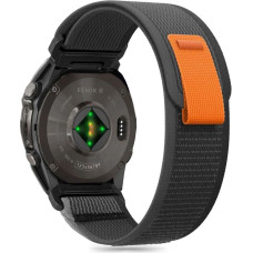 Tech-Protect Nylon Strap for Garmin Fenix 5X | 5X PLUS | 6X | 6X Pro | 7X | 8 (51MM) - Black