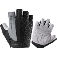 Rockbros S109GR cycling gloves, size L - gray