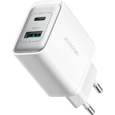 Joyroom JR-TCF15 network charger USB-C | USB-A 30W - white