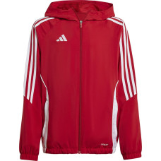 Adidas TIRO 24 Windbreaker Jr IM8800 jaka / sarkana / 128 cm