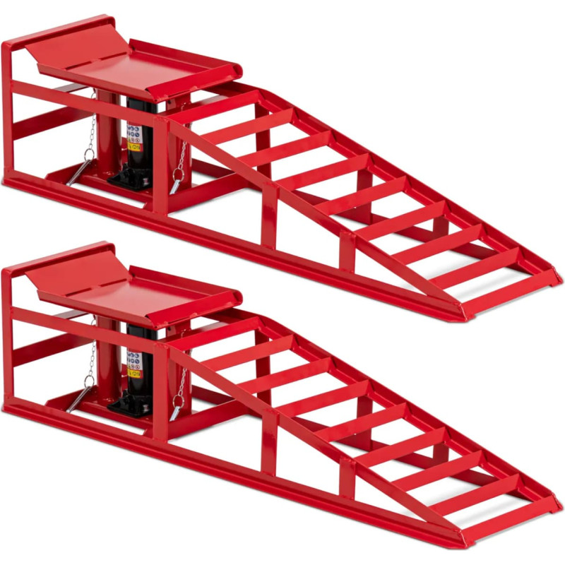 MSW Auto rampa ar pacēlāju līdz 2000 kg - komplektā 2 gab.