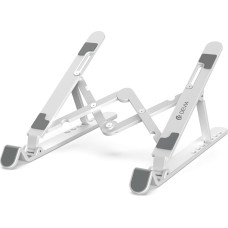 Devia adjustable folding holder stand EL159 for laptop tablet white