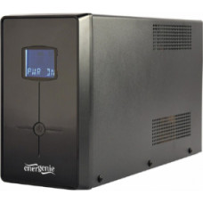 Nepārtrauktās barošanas bloks Energenie UPS With USB and LCD Display 2000 VA Black