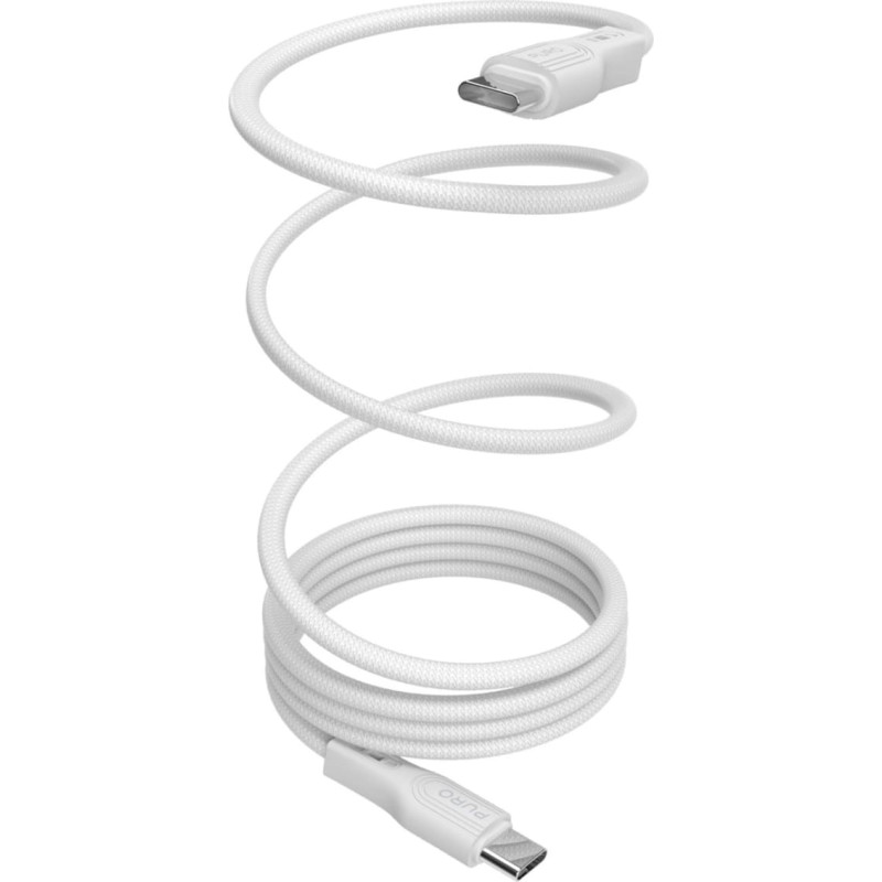 Puro Elektrik Puro Magnetic USB-C - USB-C 60W USB 3.2 (20 Gbps) 1m Magnetic Cable - White