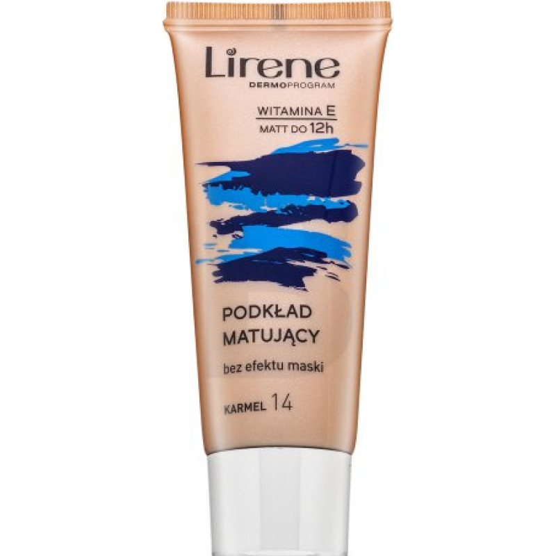 Lirene Nature Matte fluīds 14 Caramel ar matējošu efektu 30 ml