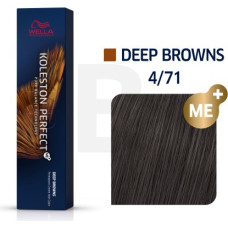 Wella Professionals Koleston Perfect Me+ Deep Browns profesionāla permanentā matu krāsa 4|71 60 ml