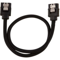 CORSAIR Premium sleeved SATA cable 2-pack - Black