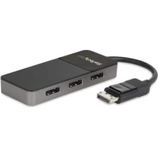 Startech .com 3 Port DisplayPort MST Hub - 3 x 4K - DP 1.4 Monitor Splitter - video|audio splitter - 3 ports