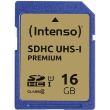 Intenso Premium - flash memory card - 16 GB - SDHC UHS-I