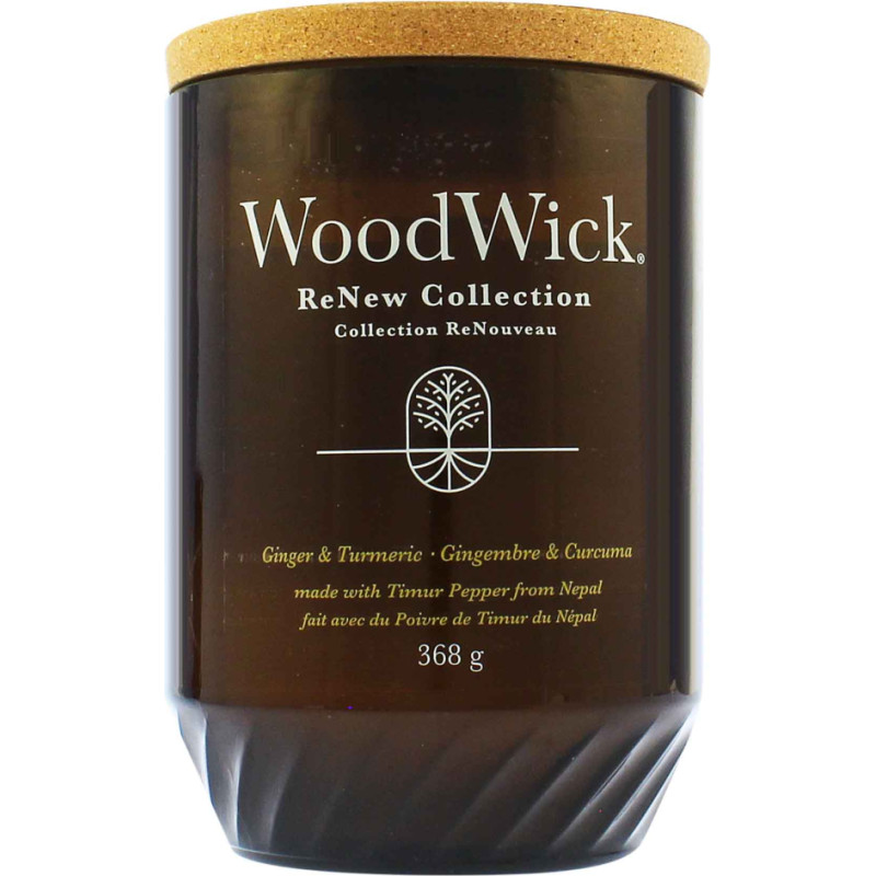 Woodwick ReNew Ginger & Turmeric candle large 368 g