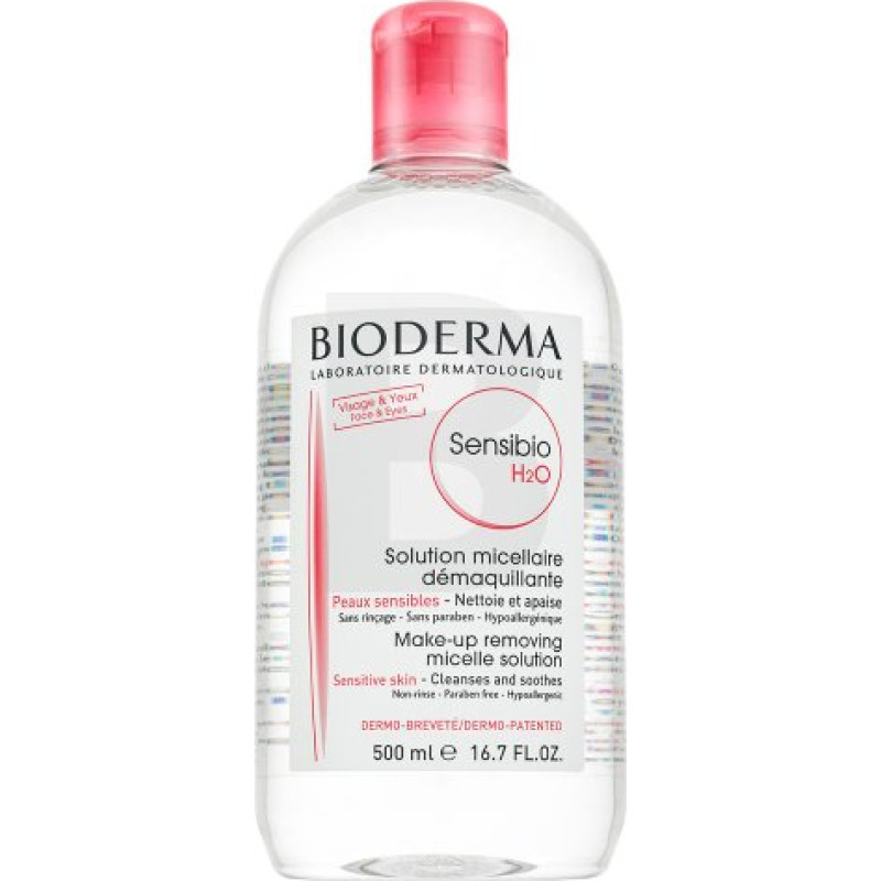 Bioderma Sensibio H2O Kosmētikas noņemšanas micelārais šķīdums 500 ml