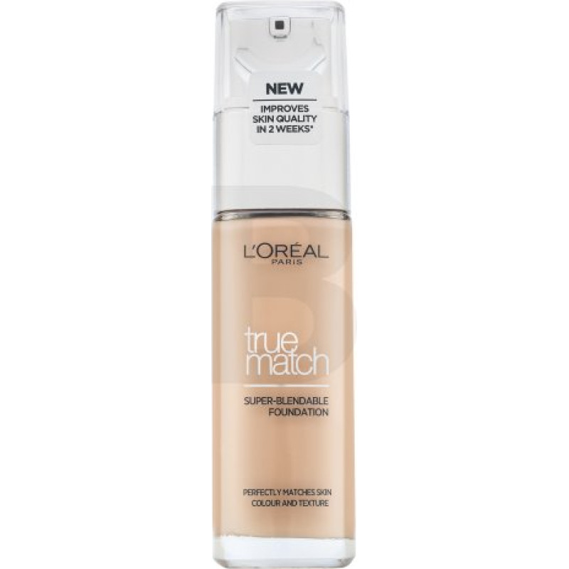 L´oréal Paris True Match Super-Blendable Foundation šķidrais grims ādas toņa izlīdzināšanai 1N Ivory 30 ml