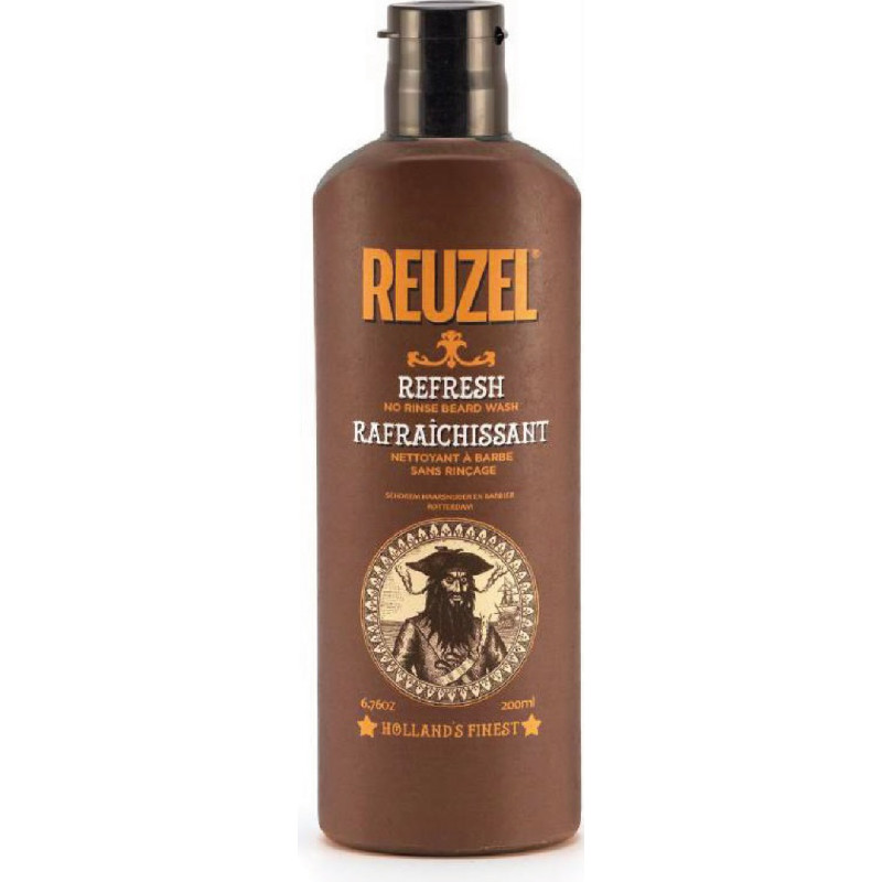 Reuzel Rrefresh No Rinse Beard Wash Beard Shampoo for men 200 ml