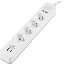 Ever Surge protection strip PROTECT 4PL 1A1C USB T|LZ12-PRO015|1000