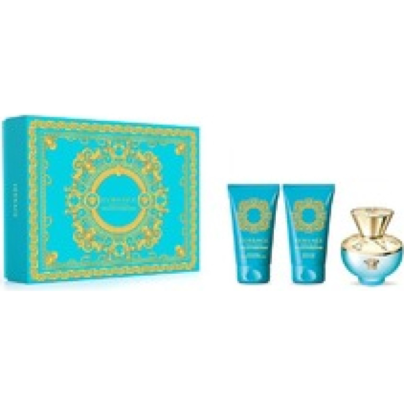 Versace Dylan Turquoise pour Femme Gift set EDT 50 ml, shower gel 50 ml and body gel 50 ml