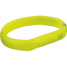 Trixie Atstarojoša kaklasiksna suņiem – Trixie Flash light band USB, M–L: 50 cm|17 mm, green