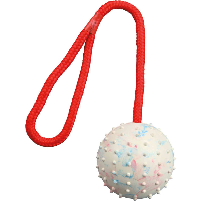 Trixie Rotaļlieta suņiem : Trixie Ball on a rope, natural rubber, ø 7|30 cm
