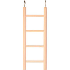 Trixie Koka trepes putniem - Trixie Wooden ladder (4 pakāpieni), 20 cm