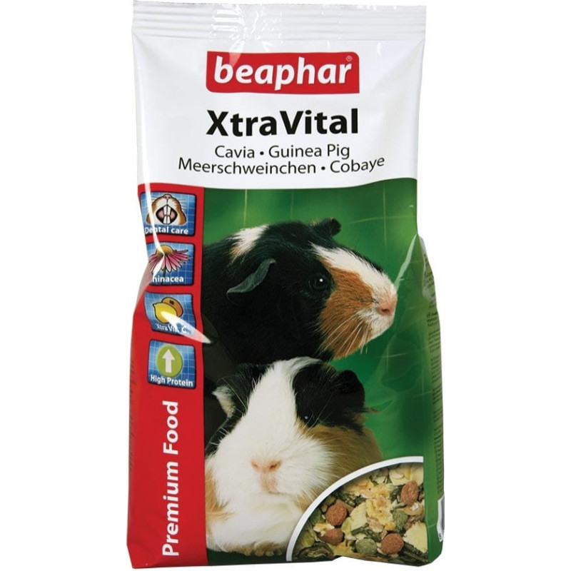 Beaphar Barība jūras cūciņām : Beaphar XtraVital Cavia, 1 kg