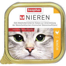 Beaphar Pilnvērtīga diētiska kaķu barība (pastēte) : Beaphar Nierdieet HUHN 100G.