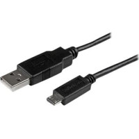 Startech .com 1m Mobile Charge Sync USB to Slim Micro USB Cable M|M - USB cable - 1 m