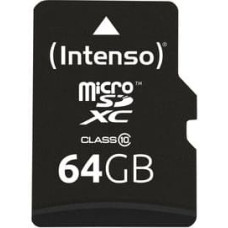 Intenso - flash memory card - 64 GB - microSDXC