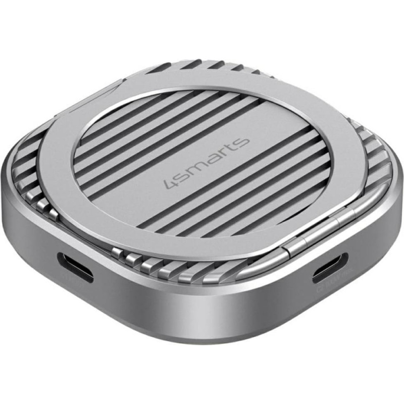 Magnetyczna obudowa SSD 4smarts do 4TB    z podpórką 3C MagSafe szary 541311